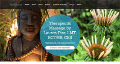 Desktop Screenshot of laurenpiromassage.com