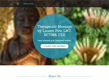 Tablet Screenshot of laurenpiromassage.com